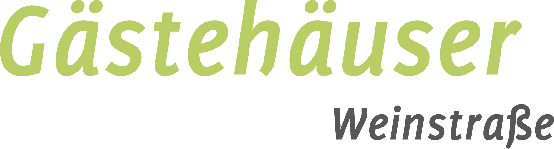 Gästehäuser Weinstraße Schriftzug_P